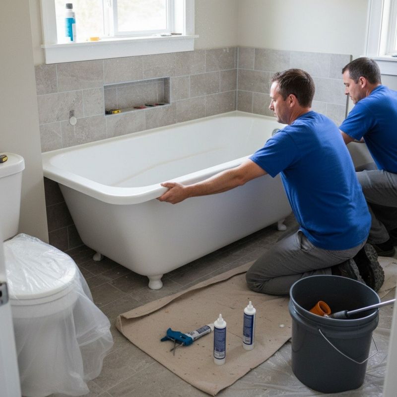 Local Bathtub Installation pros at work